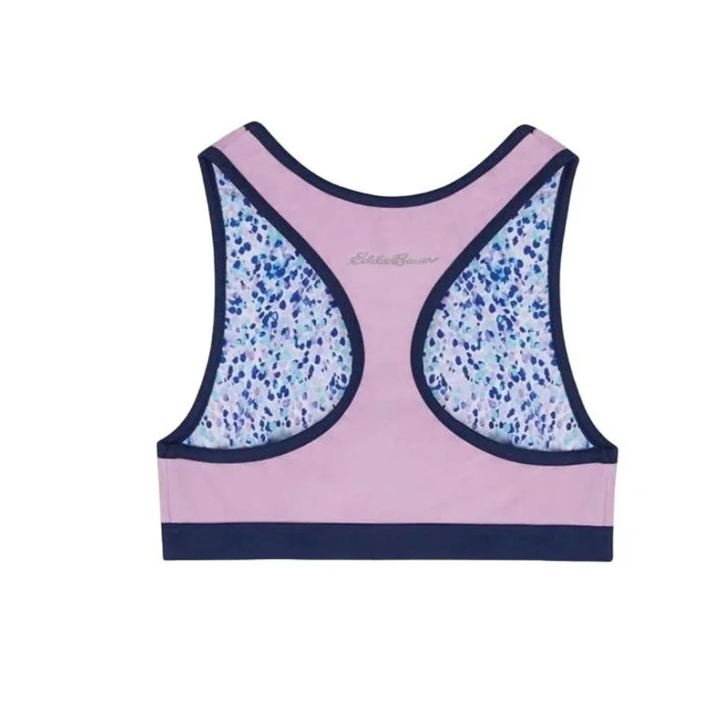 Girls Eddie Bauer Reversible Bathing Suit 4 piece Swim Suit - Picture 6 of 10